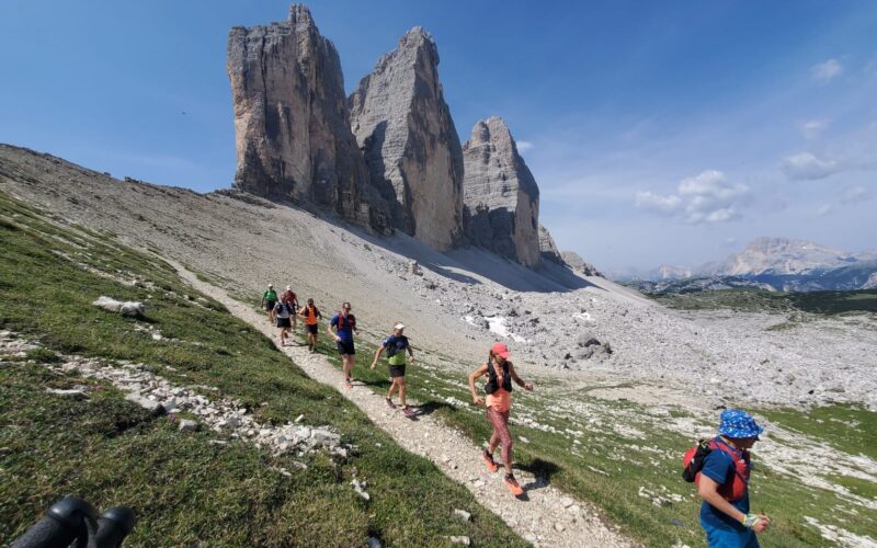 Course à pied dolomites