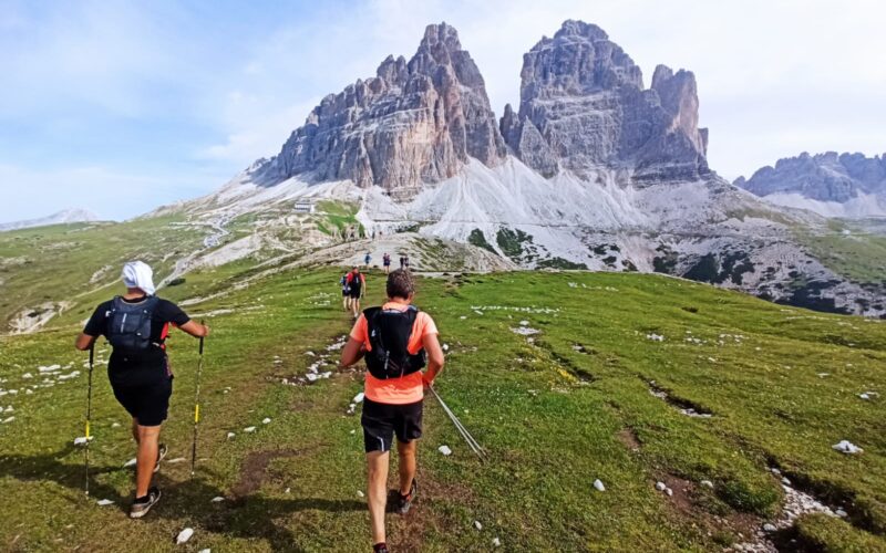 trail dolomites en italie