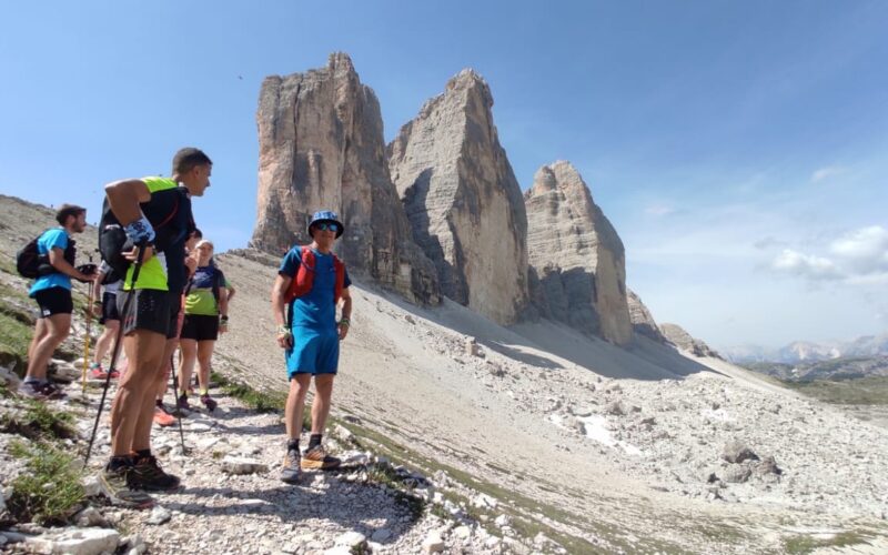 trail au sommet des dolomites